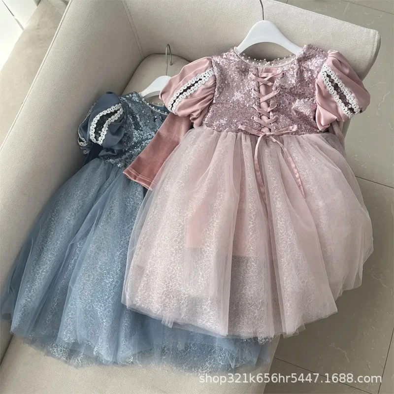 DANSO Princess Dress For Women And Girls Alice In Wonderland Birthday Gown Mesh Puff Skirt Casual Clothing From China