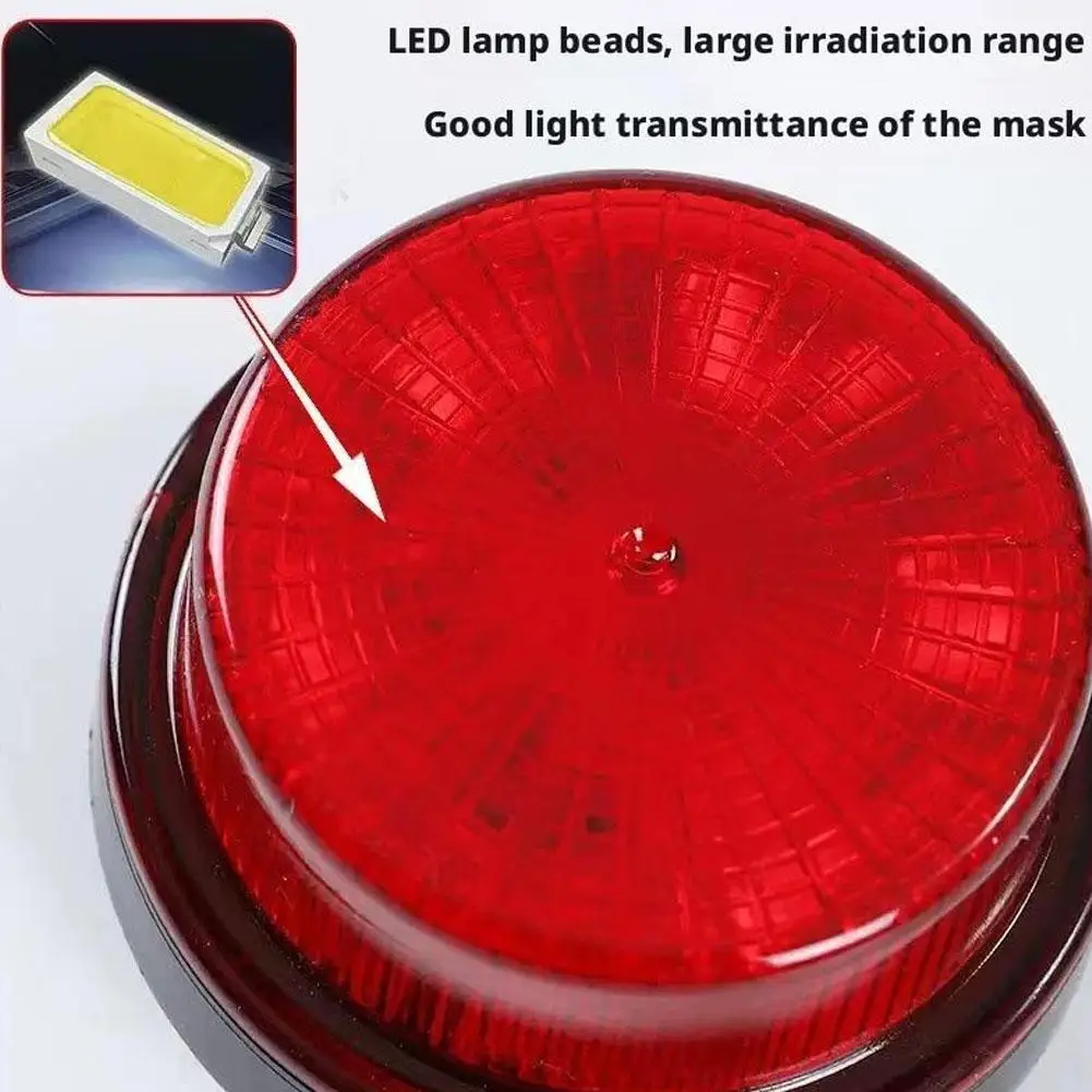 

1 шт., 12 В, 24 В, автомобильный светодиодный стробоскоп, вращающийся сигнальный светильник, мигающий аварийный свет, фургон, грузовик, боковые огни, индикационные огни