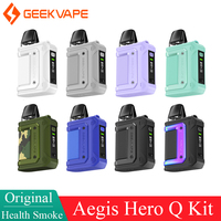 Original GeekVape Aegis Hero Q Kit 1300mAh Battery 2ml Top Filling Q Cartridge Auto Draw Electronic Cigarette Vape Vaporizer