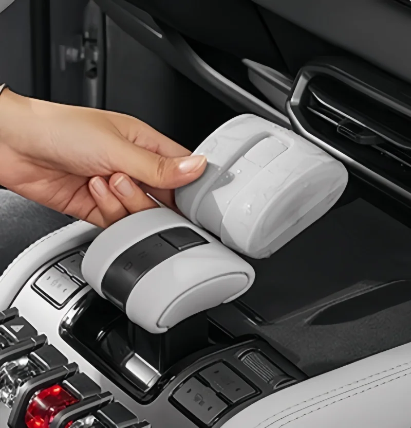 Car Silicone Gear Head Protective Cover Fit for BYD Leopard Titanium 3 Modified Auto Central Control Soft Silicone Gear Cover