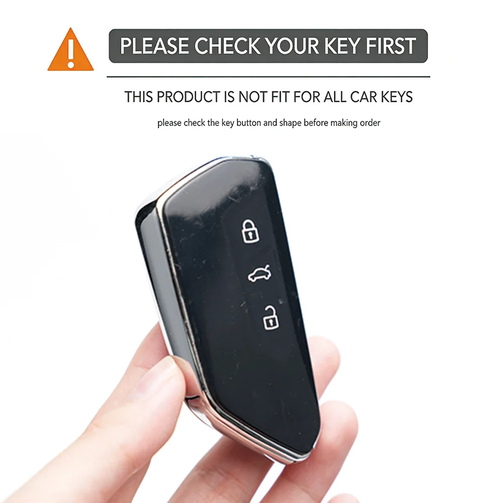 Zinc Alloy Leather Key Case for Skoda Octavia 4 A8 MK8 For Seat Leon Fr Mk4 Cupra Formentor 2023 accesorios For VW Golf 8 ID4 view 5