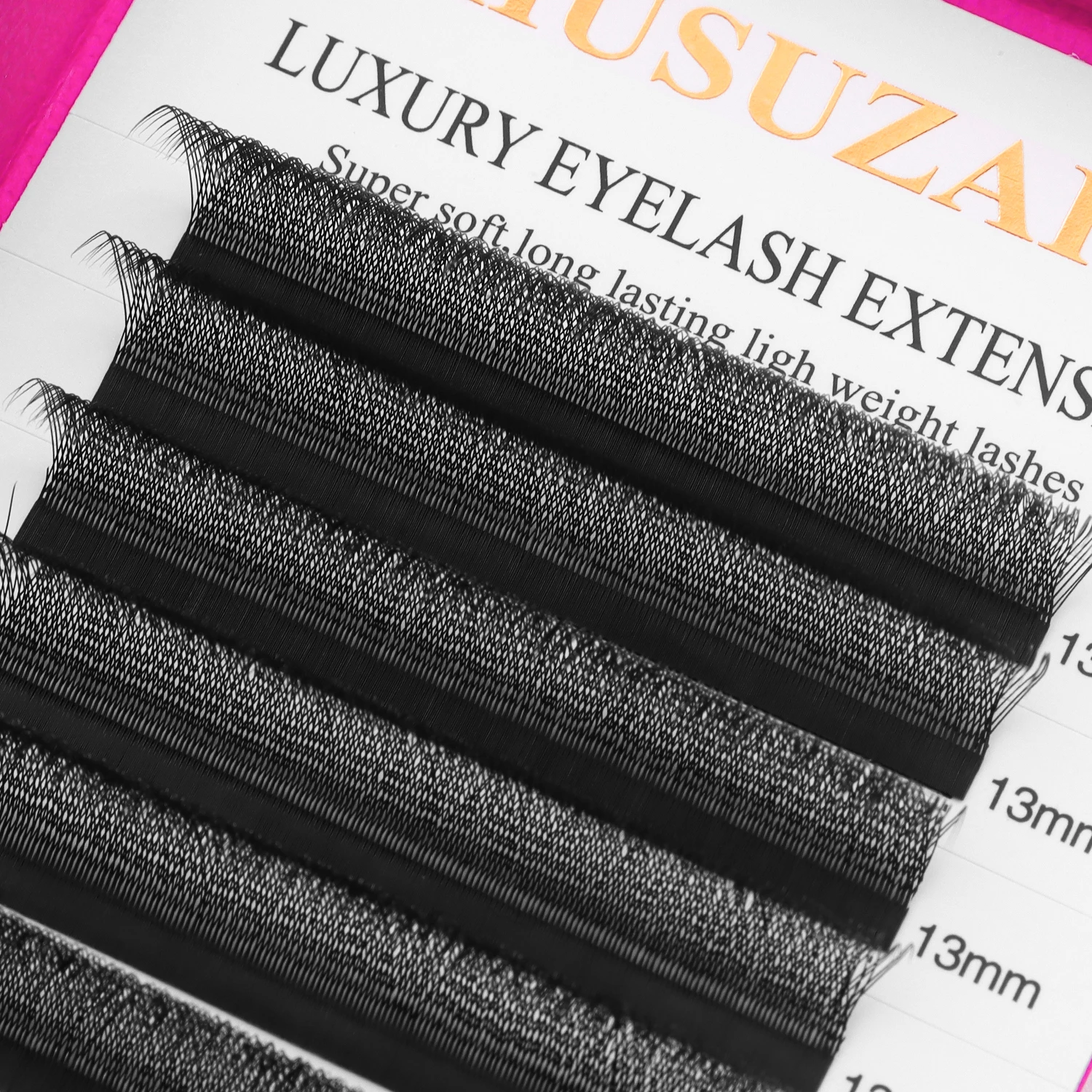 XIUSUZAKI U Estensioni ciglia 3D Ventole di volume preconfezionate Ciglia a forma di U 3D W Estensioni ciglia finte individuali Strumenti per il trucco di bellezza