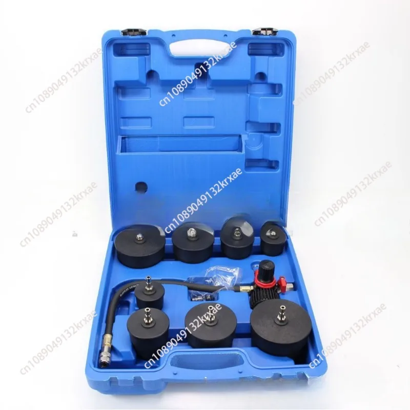 

9pcs Turbo System Charger Air Pressure Leakage Tester Kit with 4 Pairs of Stepped Adapters For Most Cars