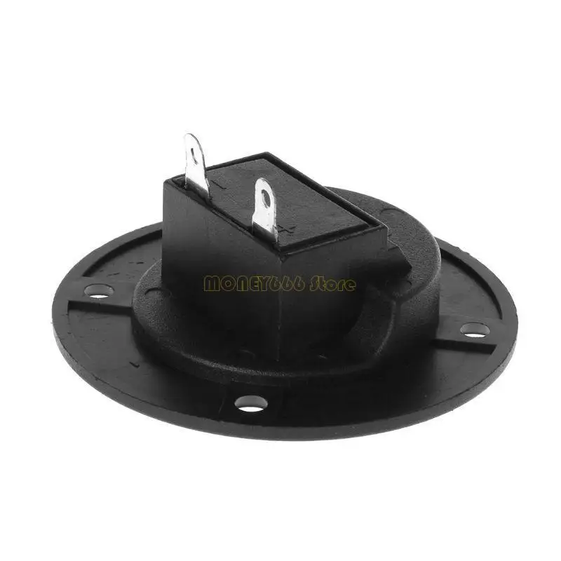 F62C 2PCS Круглый 2-позиционный терминал полосы динамика терминал Клип 49 мм отверстие для динамиков сабвуфера автомобиля