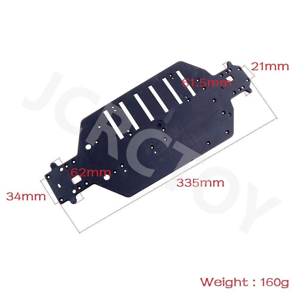 RC 04001 03601 Plastic Chassis 1Pcs For 1/10 HSP 94107 94107Pro 94111 94170 Electric On-Road Car Buggy Truck Car Spare Parts