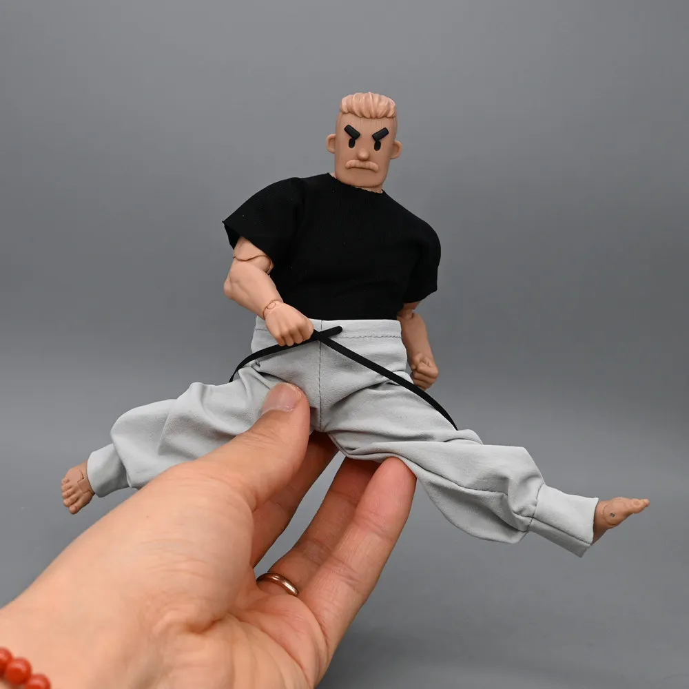 1/12 Scale Fat Middle-Aged Male Big Size Dark Lantern Pants T-shirt Fit 6 inch Action Figure Body Toys Gifts