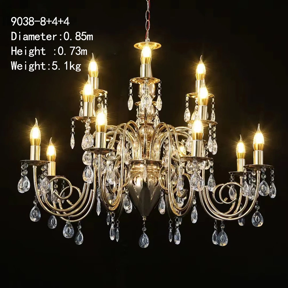 Wholesale Price Crystal Chandelier Living Room Corridor European Pendant Lights