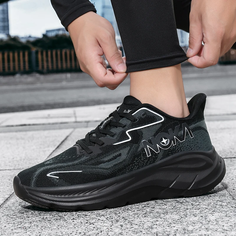 

Men's Running Shoes Mesh Sports Shoes Lightweight Athletic Gym Training Shoes Comfortable Soft Sole Walking Jogging Sneakers