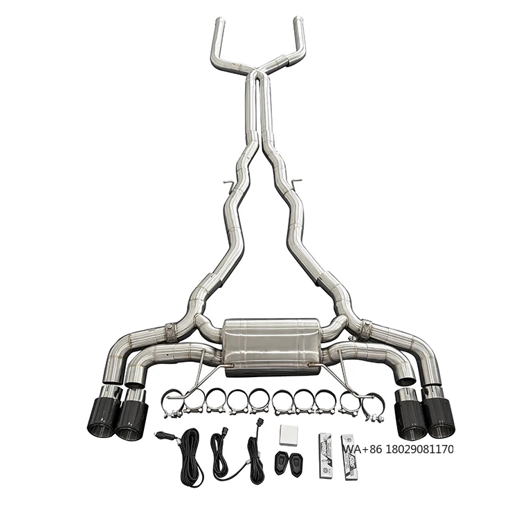 

Для M850/M850i 4.4T G14/G15/G16 2019-2023: Выхлопная система Cat-Back из нержавеющей стали с электронным клапаном и глушителем