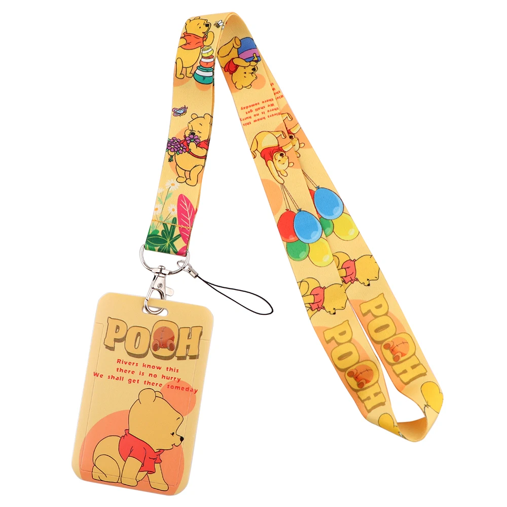 Cute Classic Characters Credential Holder Lanyards for Key Neck Strap For Card Badge Gym Keychain Keyring Accessories Gifts