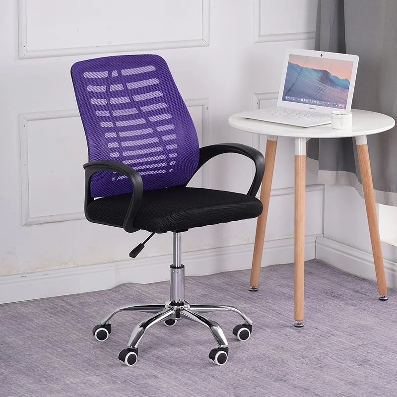 Staff office chair rotatable lift with support family back chair dormitory computer chair
