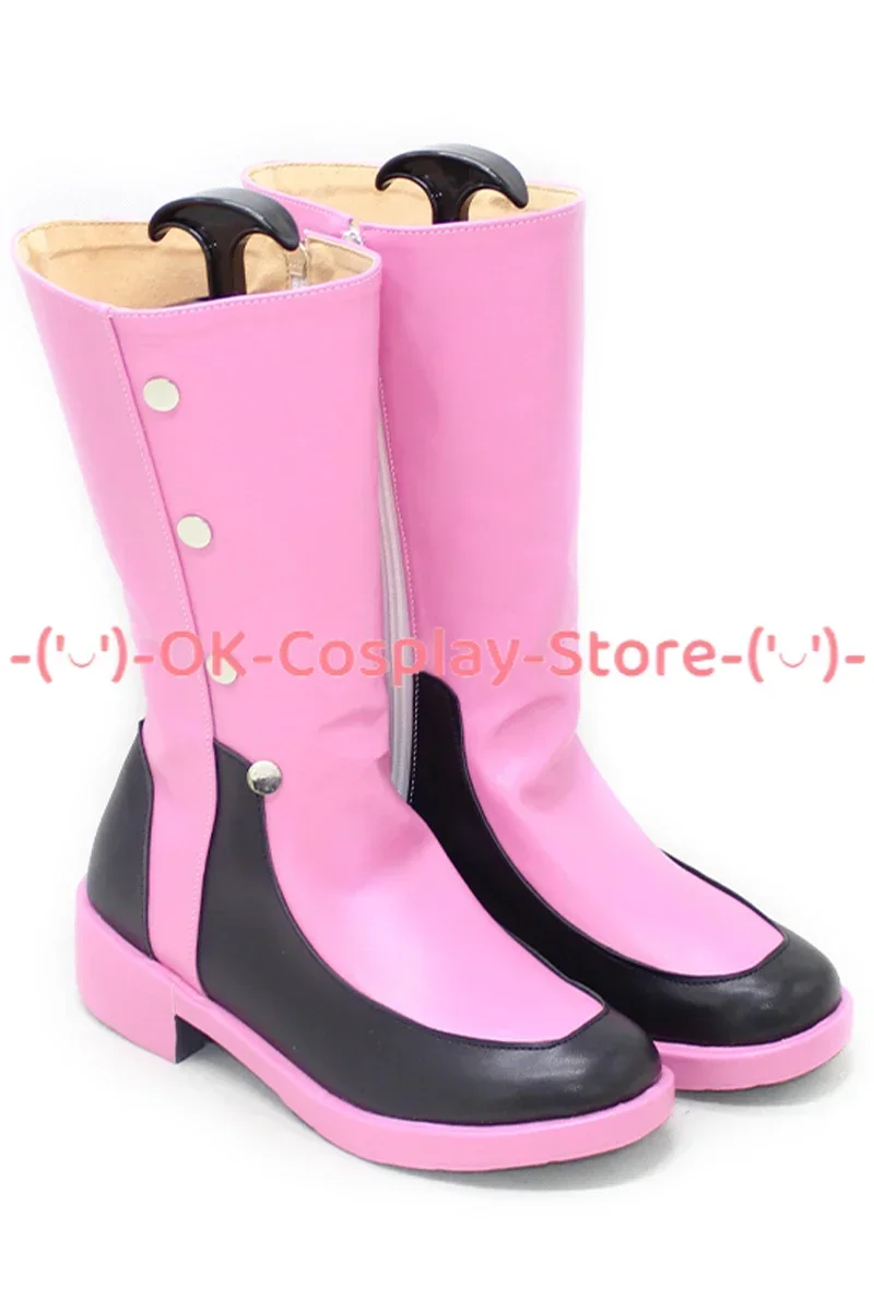 [Personalizado] cartão captor sakura rosa sakura cosplay sapatos jogo roleplay traje prop halloween carnaval festa botas de couro do plutônio