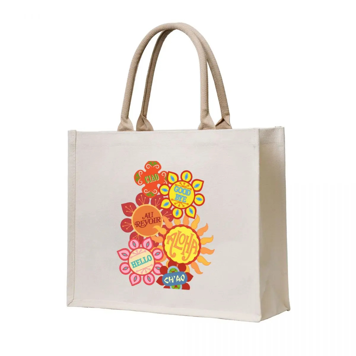 It's a Small World Flowers (original) Tote Bag hand bag ladies Eco bag shopping Cloth