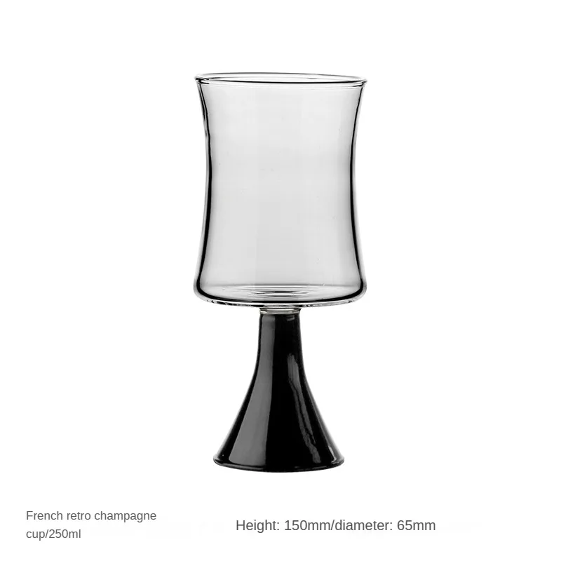 Nordic High-end White Wine Goblet Creative High-value Household Glass Red Wine Glass Sparkling Sweet Wine Champagne Glass