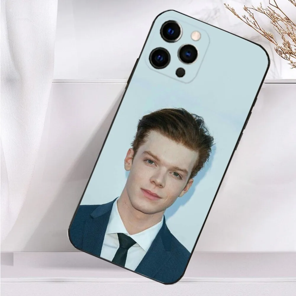 C-Cameron M-Monaghan Actor Phone Case For iPhone 16,15,14,13,12,11 Plus,Pro Max,XS,X,XR,SE,Mini,8,7 Soft Silicone Black Cover