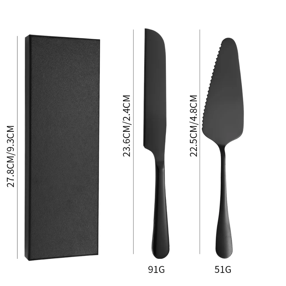 Personalized Engraved Cake Knife Serving Set Customized Cake Knife & Shovel Birthday Gift Wedding Party Decoration Baking Tool