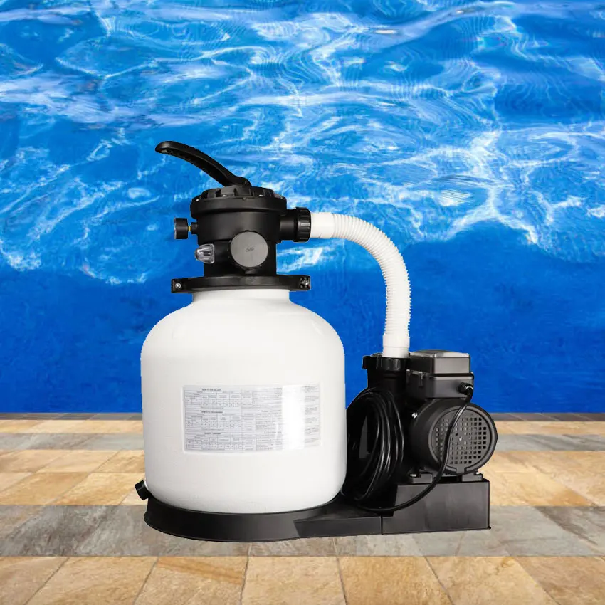 El filtro de arena barato CB2L16-3 para la filtración de agua de la piscina sobre el suelo mantiene la limpieza de la piscina de fibra de vidrio