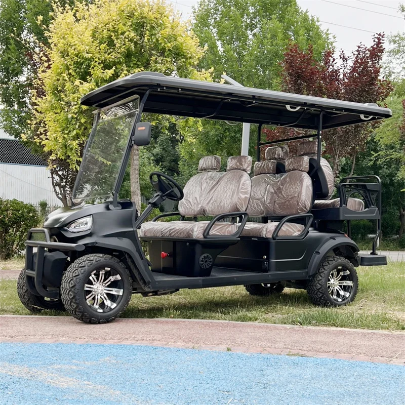 2 4 6 seater electric golf carts cheap prices chinese club four Wheel power golf car electric car adult