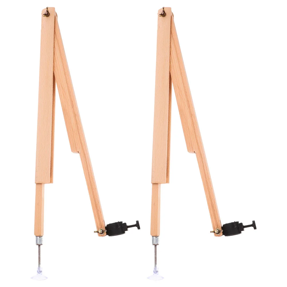 

2 Pcs Wooden Compass Teaching Aid Large Size Drawing Tool Geometry Circle Maker Drafting Tool Student Stationery