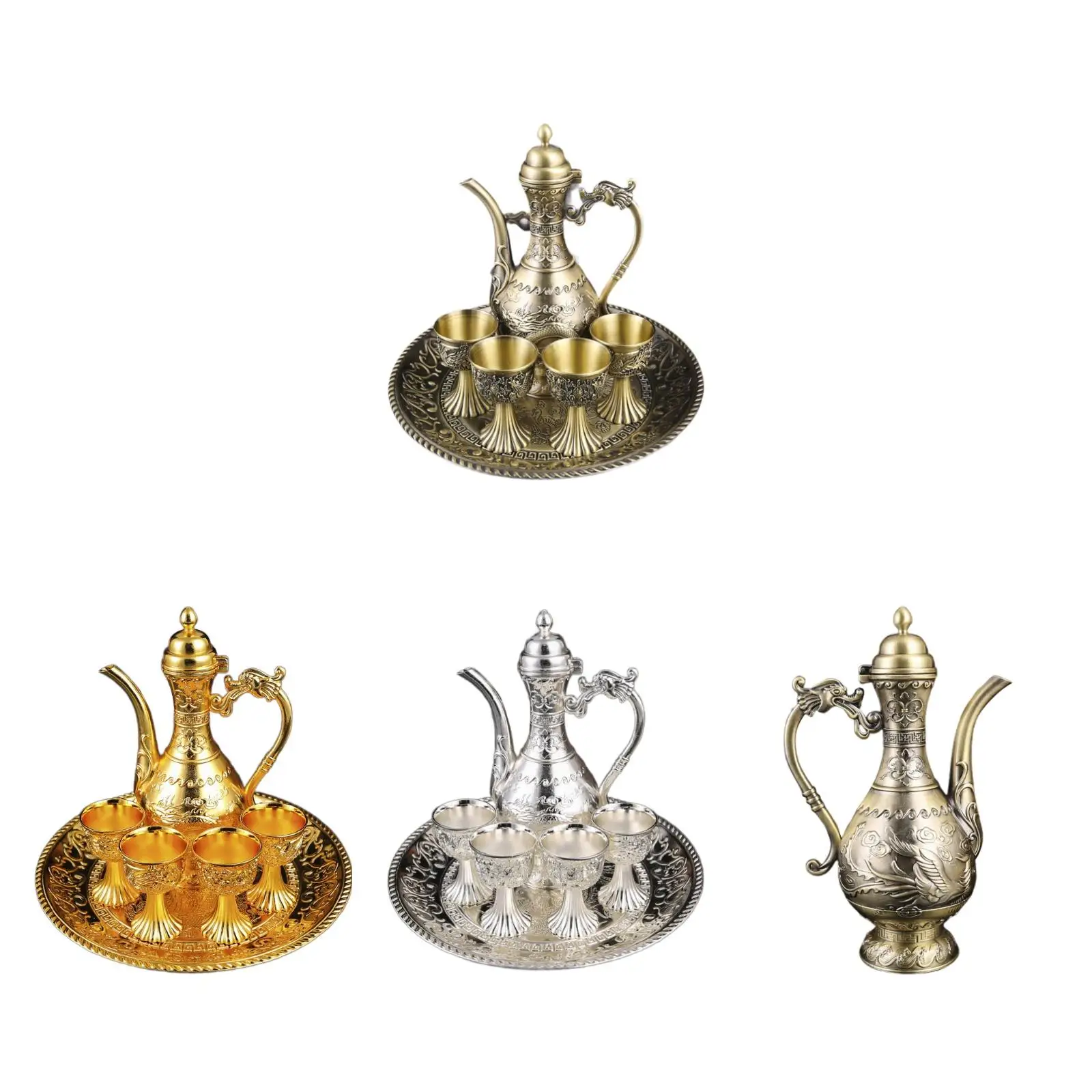 

Винный горшок Flagon, кофейник, универсальный ремесленный элегантный посуда для напитков, чайник для праздника, свадьбы, винный шкаф, вечерние, спальни