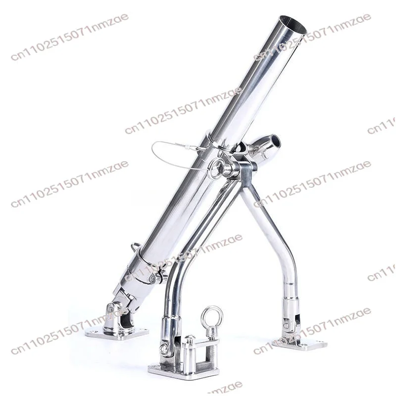 Marine Hardware Accessories Stainless Steel Adjustable Bracket Fishing Rod Bracket Outrigger Rod Bracket