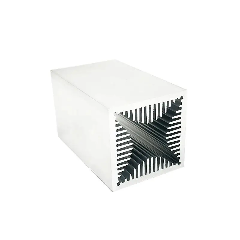 Air-Cooled 6063 Aluminum Wind Tunnel Radiator High-Power 1Pcs Heat Sink for Power Adapter Heat Dissipation