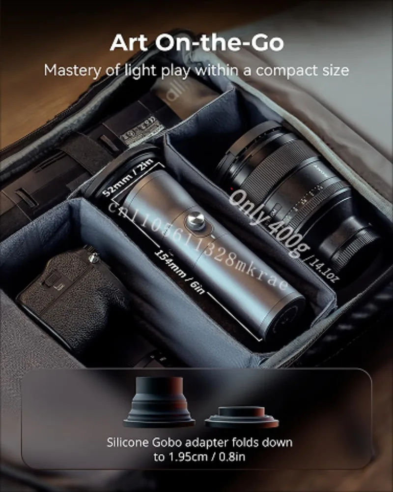 New RGB Light Emitting Diode Photography Flashlight, 7500 mAh Aluminum Pattern Ambient Light, 4-color fill light with filter