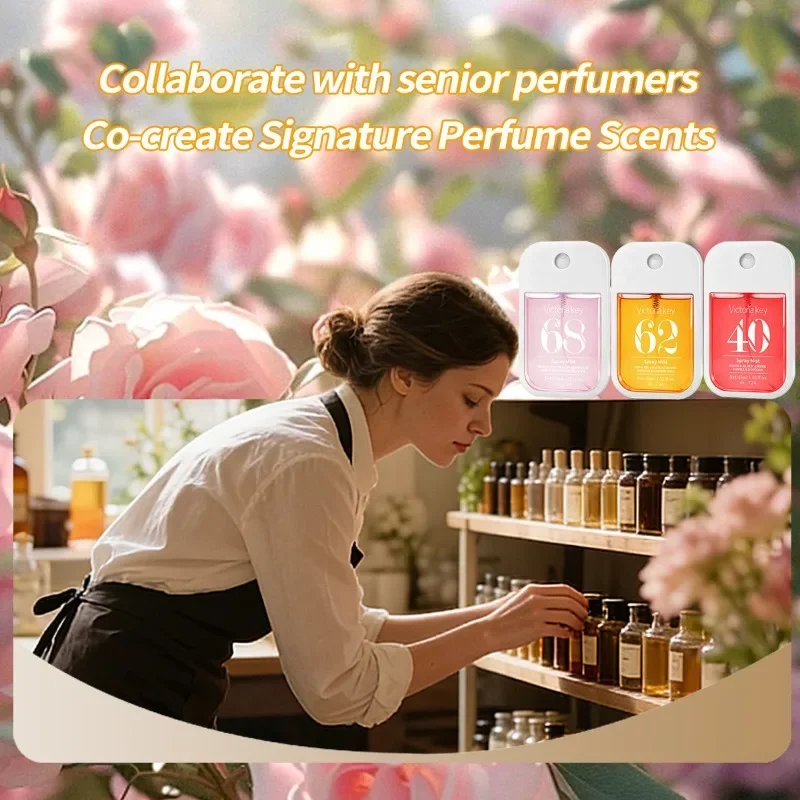 Portable Alcohol-Free Perfume Card & Hair Mist Spray Set for Women Long Lasting Brazilian Fragrance Travel Gift