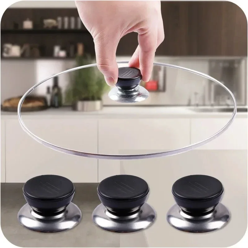 Anti-slip Kitchen Pot Lid Knob Handle Tool, Heat Resistant Cookware Accessories for Stove Top Pan, Utensil Set for Home