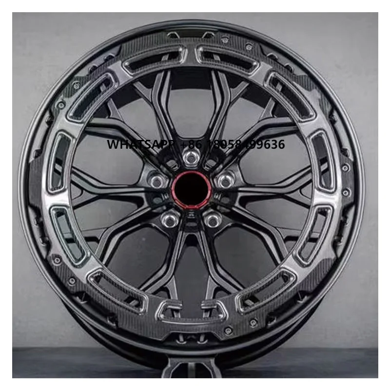 

High Quality Forged Aluminum Wheels with Aero Ring 19 20 21 22 23 24 Inch Fit for Lambo Evo R8 Defender P400 Alloy Wheels