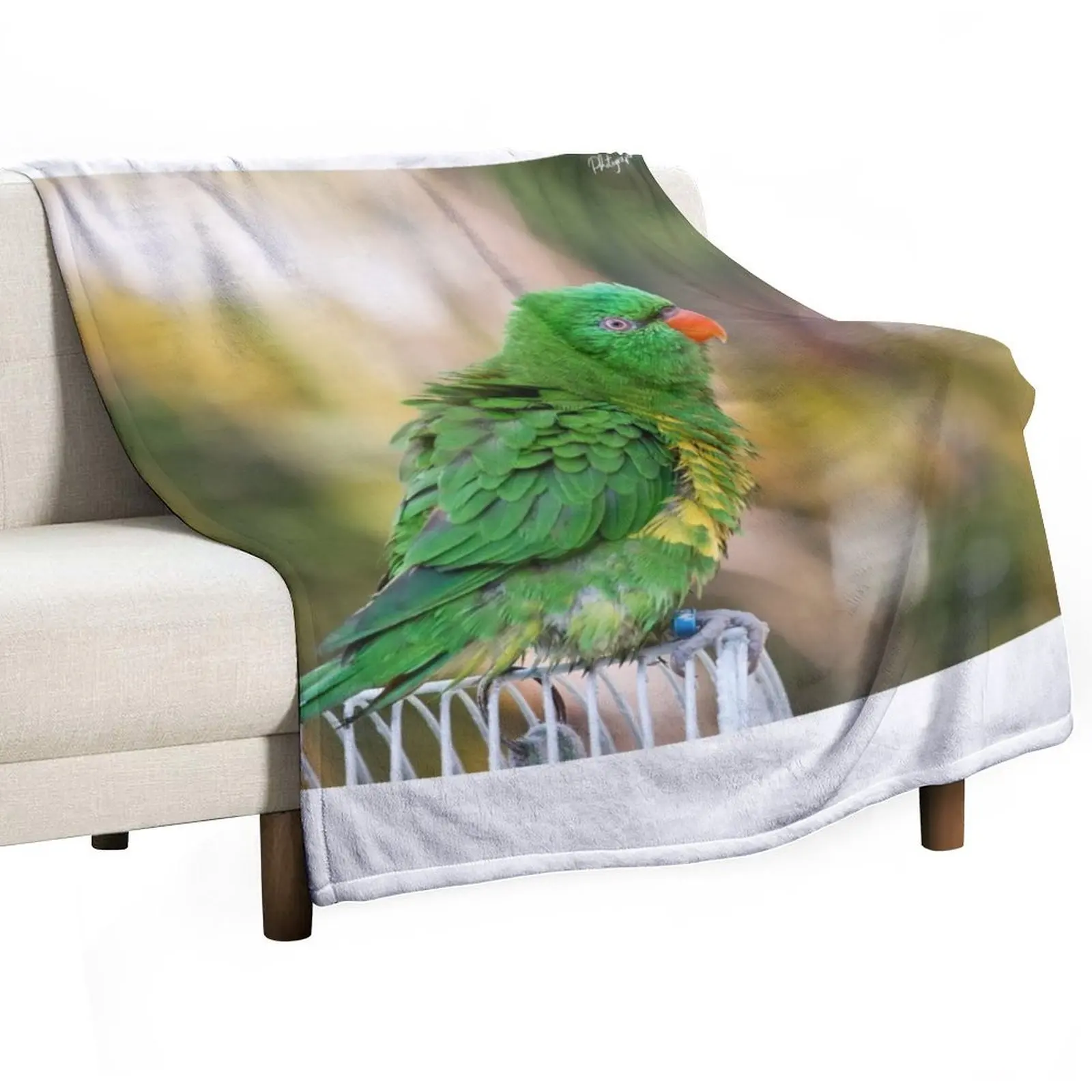 Scaly breasted lorikeet 55 Throw Blanket Cute Designers Blankets