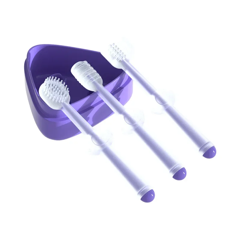 Ensemble de brosses à dents en silicone pour chat et chien, livres oraux, fournitures pour animaux de compagnie