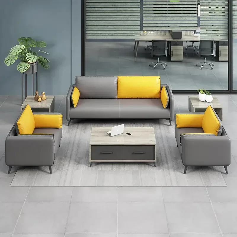 Modern Executive Office Sofa Luxury Elegant Design with Melamine Board Office Furniture