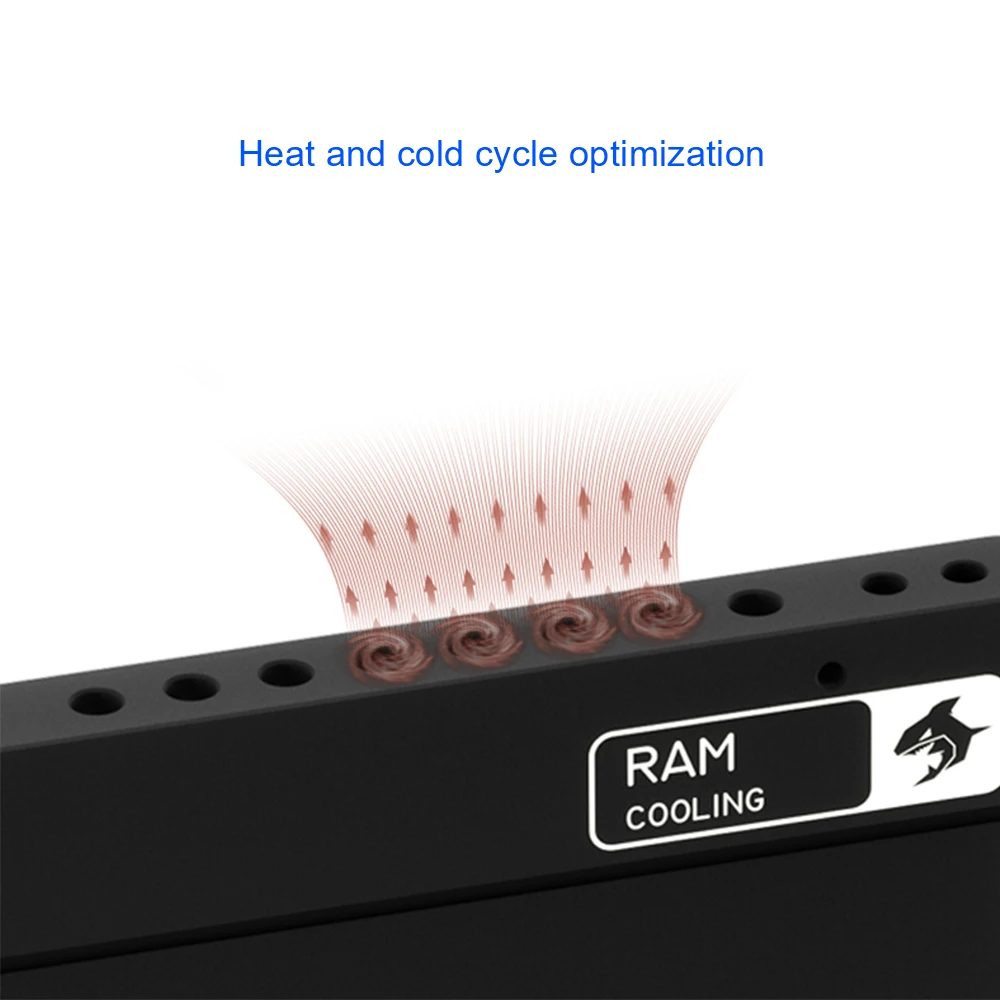 

Barrow Computer DDR5 RAM Memory Cooler Armor Vest,Heat Dissipation Heat Sinks,Black,for Liquid Cooling System FBRAMLD-01