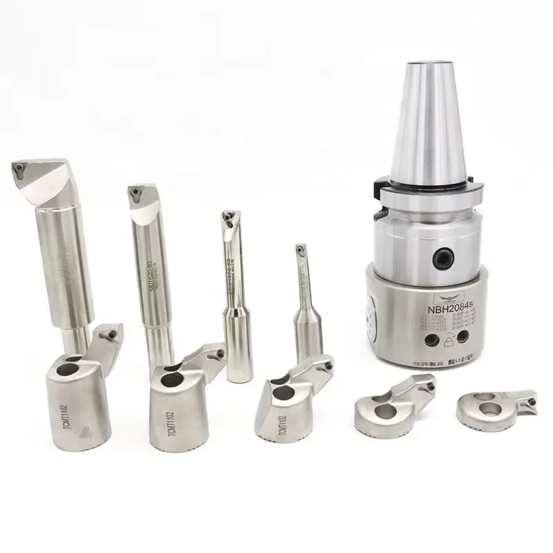 2026 CE BT30 BT40 BT50 Micro NBH2084S Adjustable Boring Head Set BT40 NBH2084S 8PCS Boring Cutter