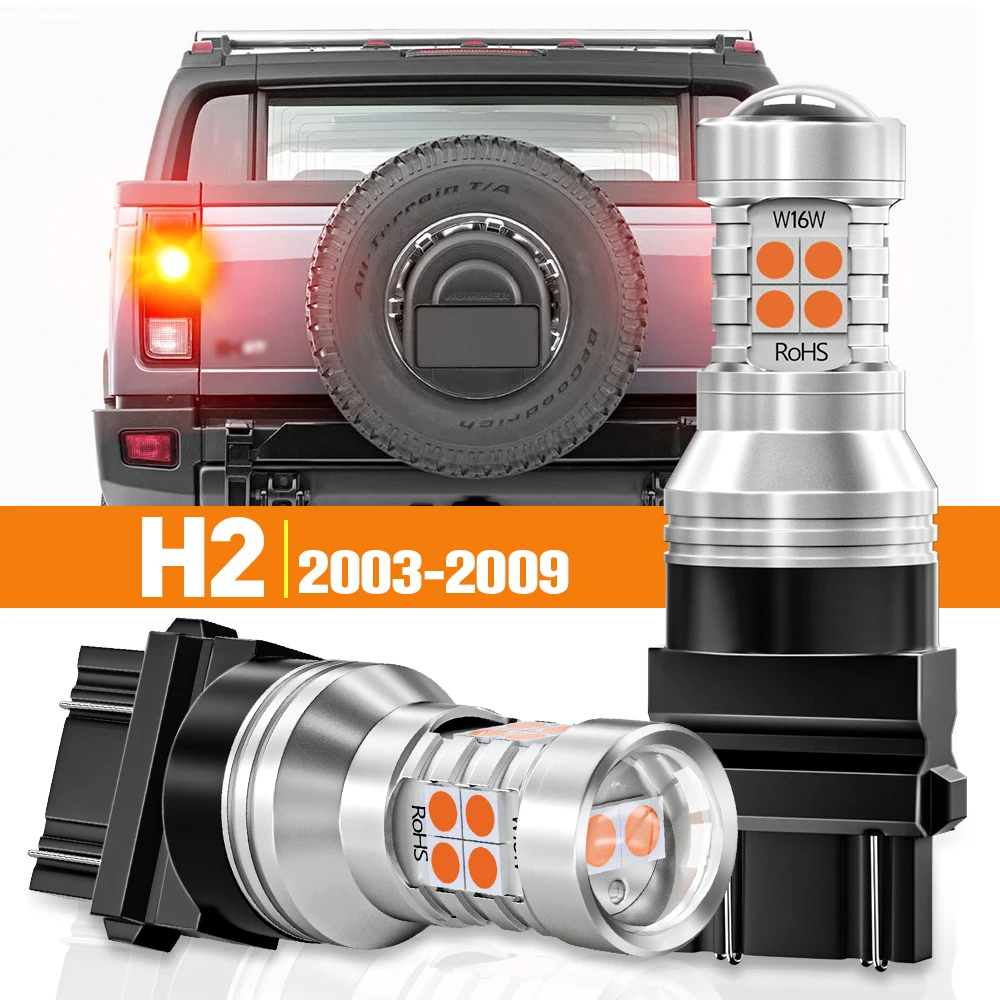 

2 шт. светодиодный стоп-сигнал для Hummer H2 2003-2009 2004 2005 2006 2007 2008 аксессуары лампа Canbus