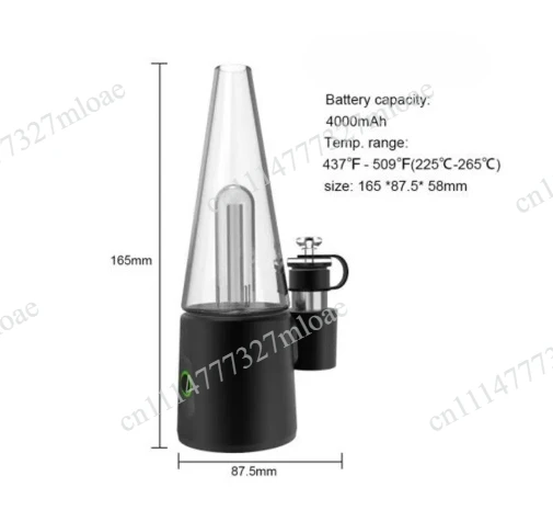 For Personal Aromatherapy Diffuser Kit, Portable Essential Oil Vaporizer, Dual Battery & Temperature Control, Glass Mouthpiece