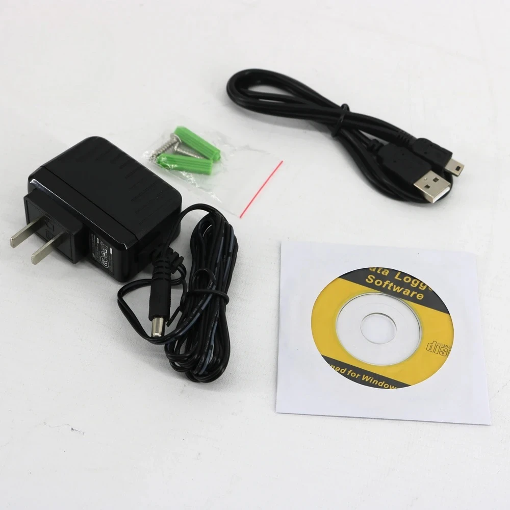 Huato S500-TH مسجل بيانات درجة حرارة الرطوبة مع وظيفة الطباعة في الوقت الحقيقي #4