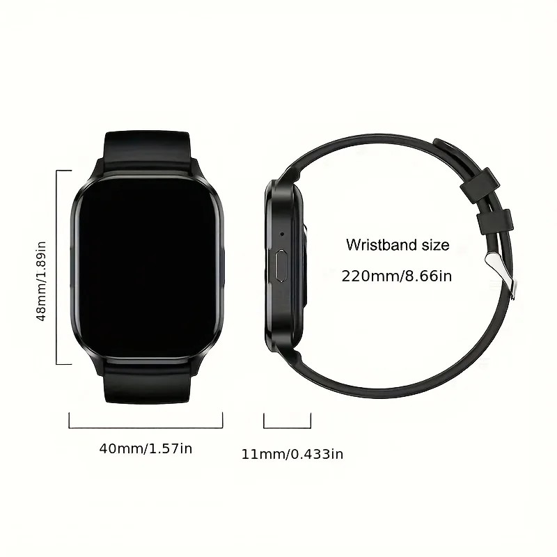 ساعة ذكية نسائية بسيطة وأنيقة، ساعة ذكية للرجال بشاشة AMOLED HD، مكالمات لاسلكية، مساعد صوتي