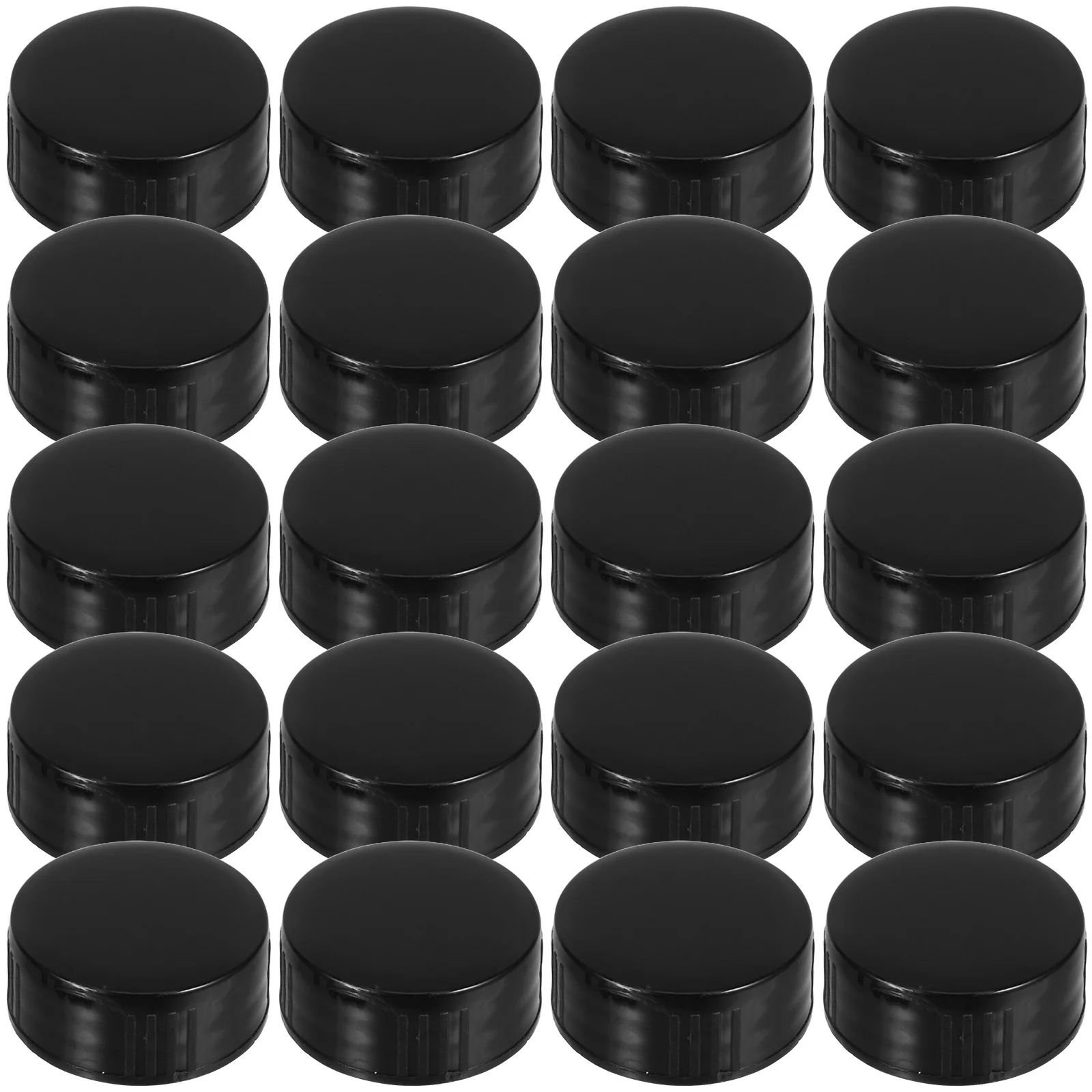 

24 Pcs Essential Oils Cap for Perfume Bottles Dropper Diffuser Replacement Black Caps