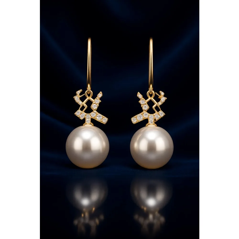 

Длинные золотые геометрические серьги-подвески, эффектные украшения, подарок для женщин