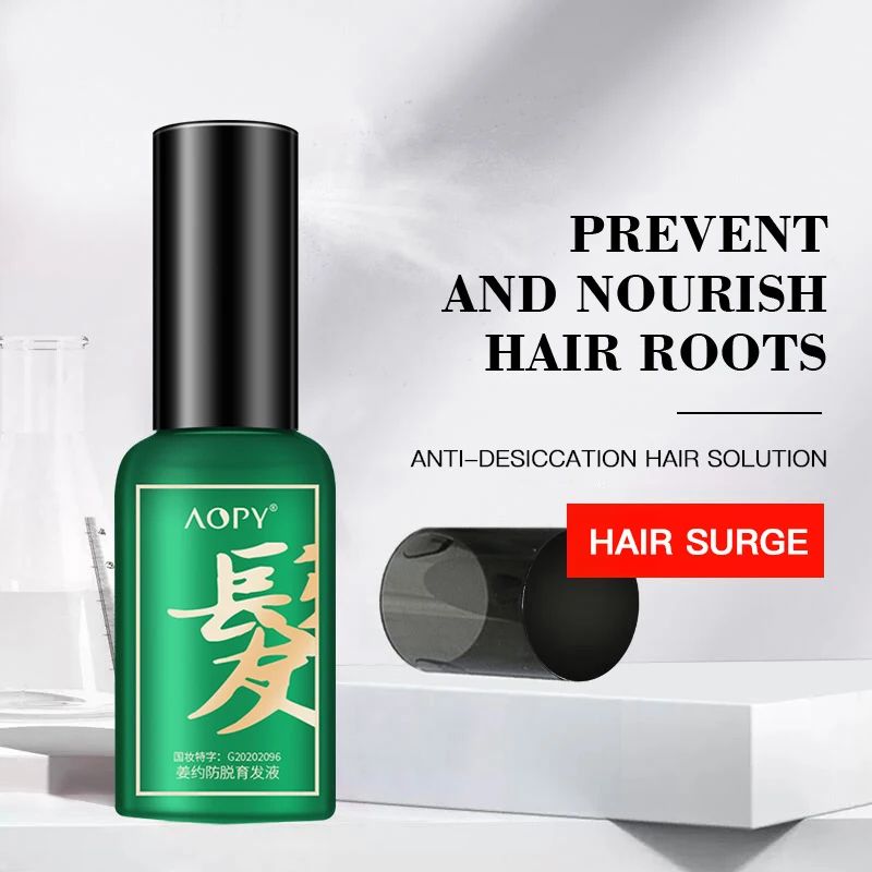 Hair Growth Spray Hair Treatment Liquid Essential Oil Repair Damage Hair Nourish Thick Roots Repair Dry Hair Care for Men Women