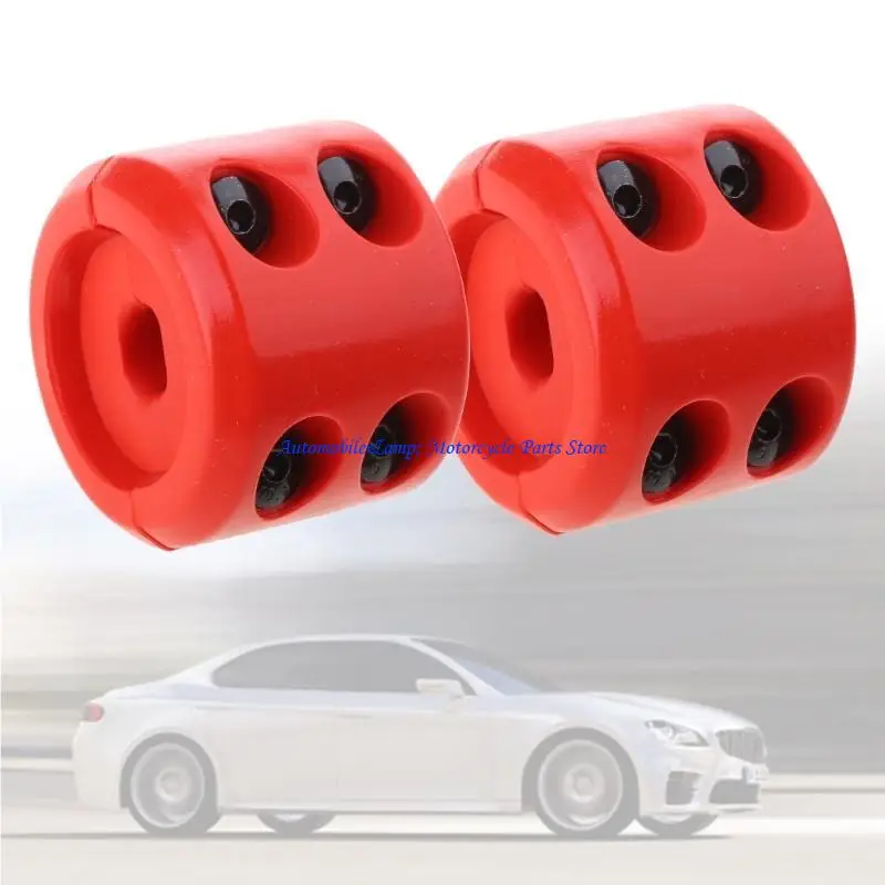 H7BD 2 Pack Winch Cable Hook Stopper Winch Mount Stop Rope Line Cable Saver Universal for ATV UTV Trailers Off-Road Vehicles