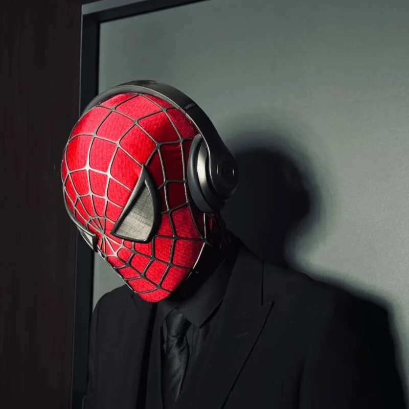 

3D Webs Super Hero Venom Mask с твердым корпусом для лица, магнитные глаза, ткань с трафаретной печатью, аксессуар для косплея Toby Maguire Spiderman