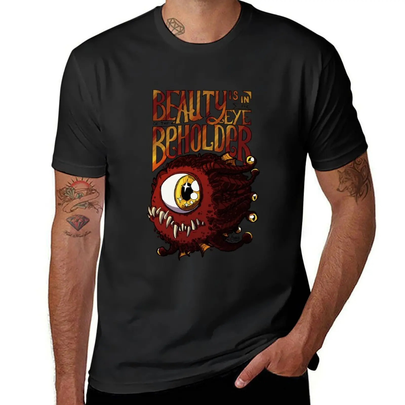 

Beauty is in the Eye of the Beholder T-Shirt tees cotton man t-shirts plain Personalized t-shirt mens shirts graphic tee