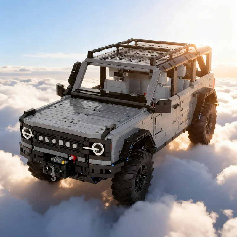 

5371pcs MOC Forded Bronco 1 8 Technical Model Building blocks Construction Christmas gifts toy creative DIY idea Assemble Kids