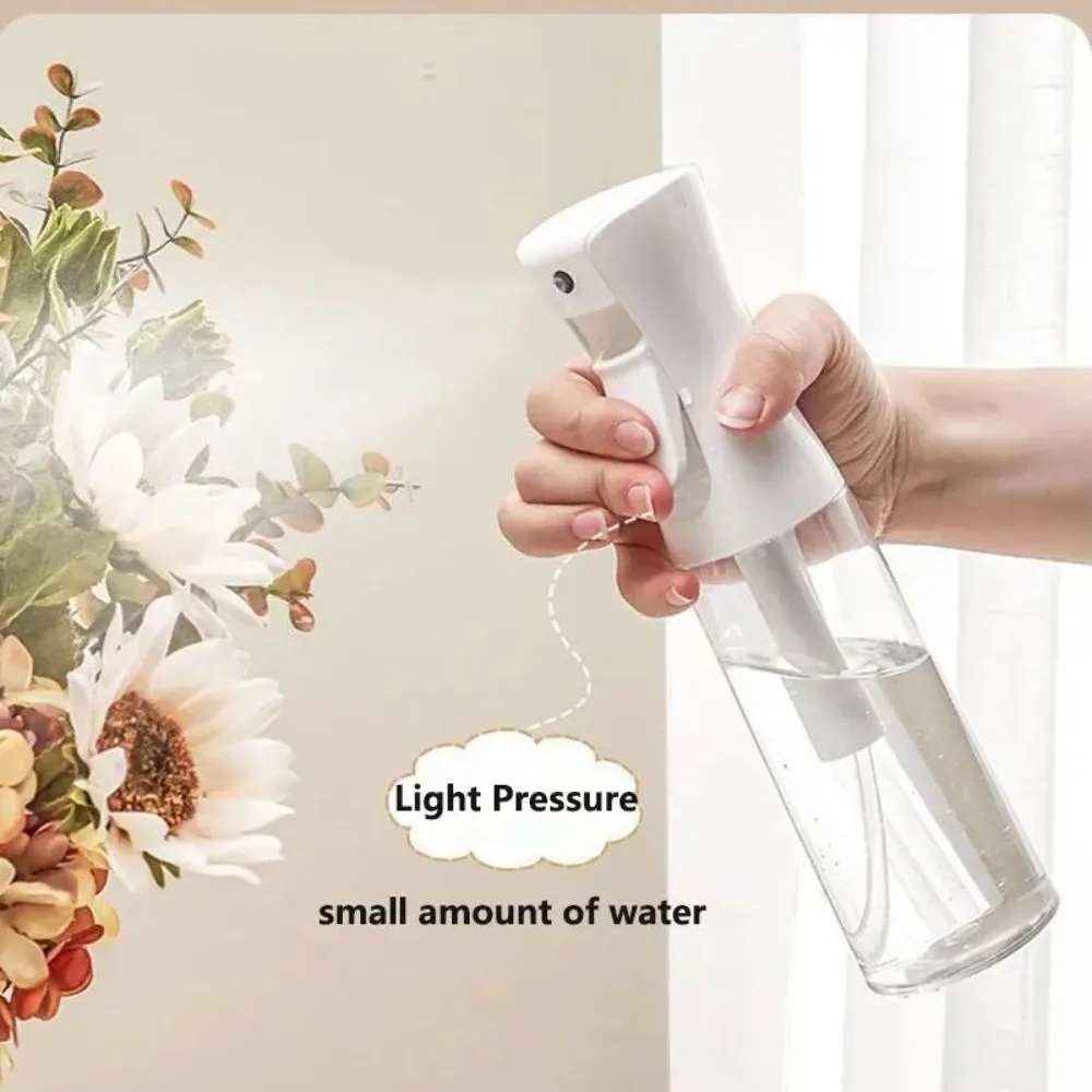 200/300/500ml Hairdressing Spray Bottle Continuous Mist Press Barber Water Sprayer Portable Plastic Refillable Bottle