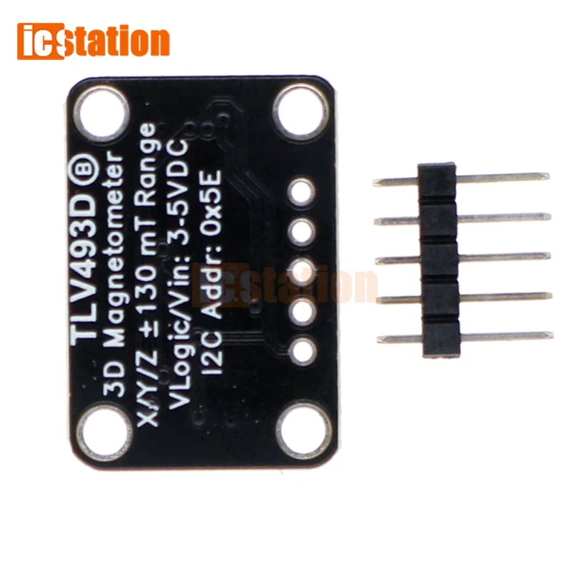 TLV493D I2C Interface Triaxial Magnetometer Module Compatible with STEMMA QT Qwiic