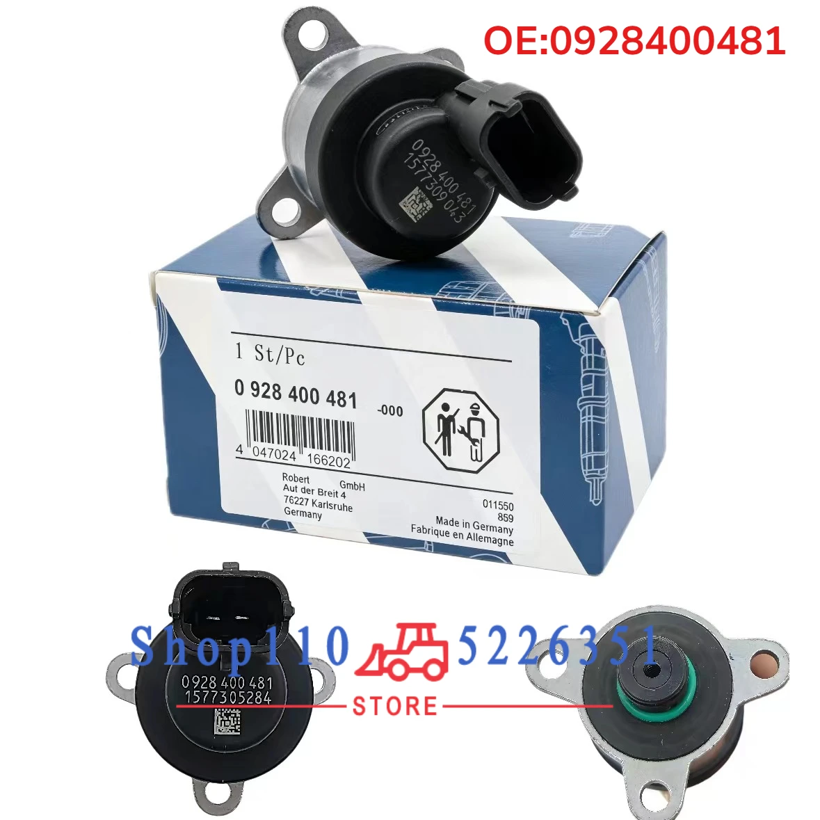 

0928400481 Fuel Pump Regulator SCV Valve For I-VECO DAF 100E18 180E25 3.9 4.5L 5.9L 6.7L 2000-2014 4937597