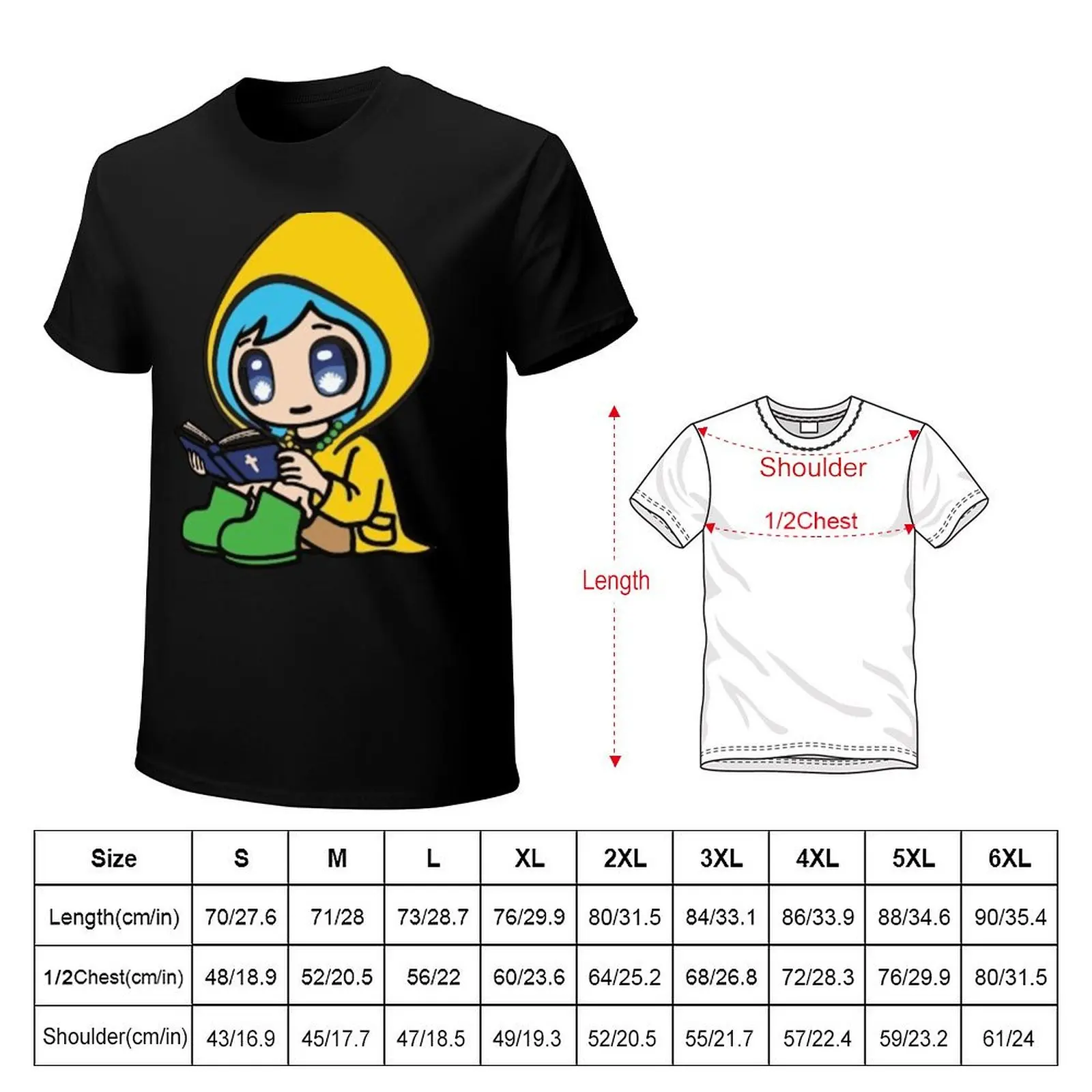 luce reading the bible T-Shirt Festival Casual Short Sleeve